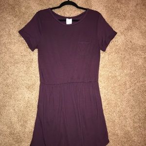H& M Divided Plum Dress